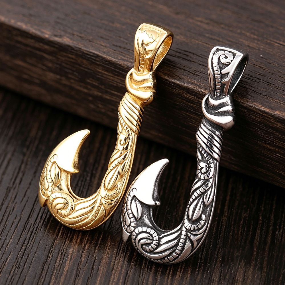 Battle Rope Anchor - Maui Magic Fish Hook Necklace Pendant