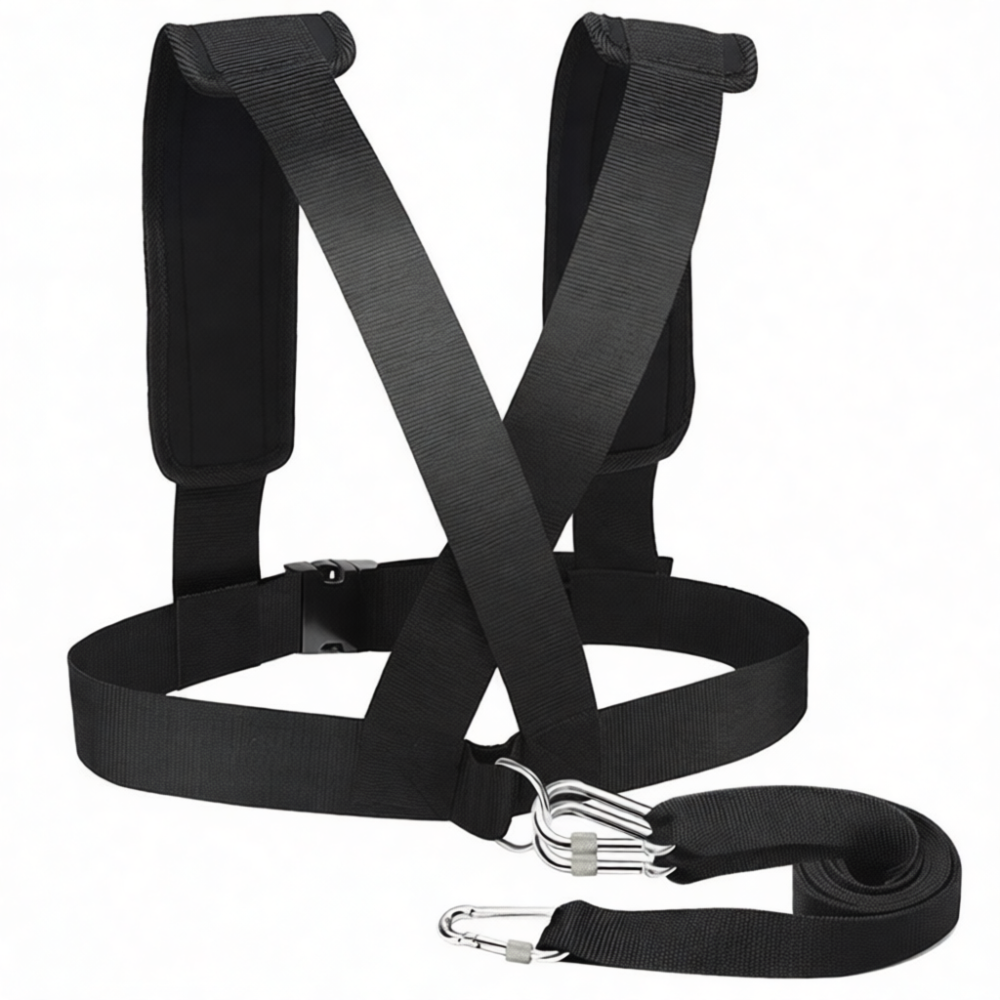Crossfit Training Gear - Adjustable Fitness Resistance Sled Harness Vest
