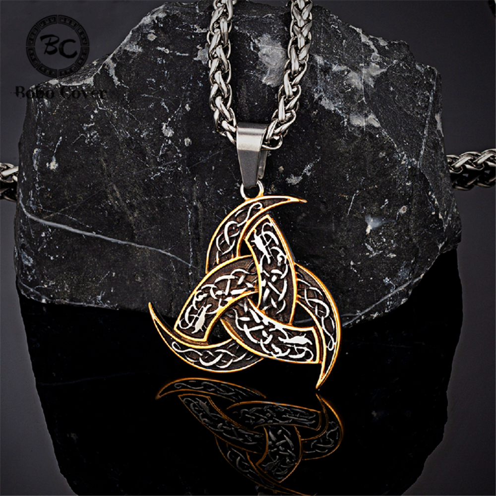 Battle Rope Anchor - Men's Celtics Knot Trinity Pendant Necklace