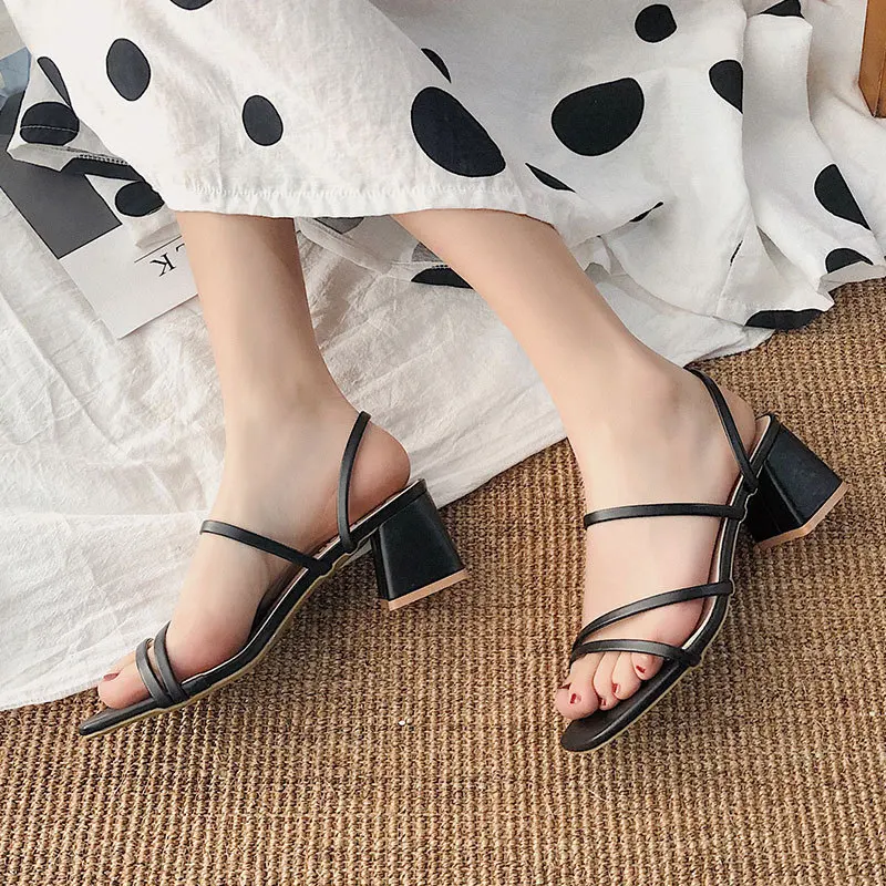 Woman Square Heel Open Toe Ank - Crossfit Ladies recension och pris