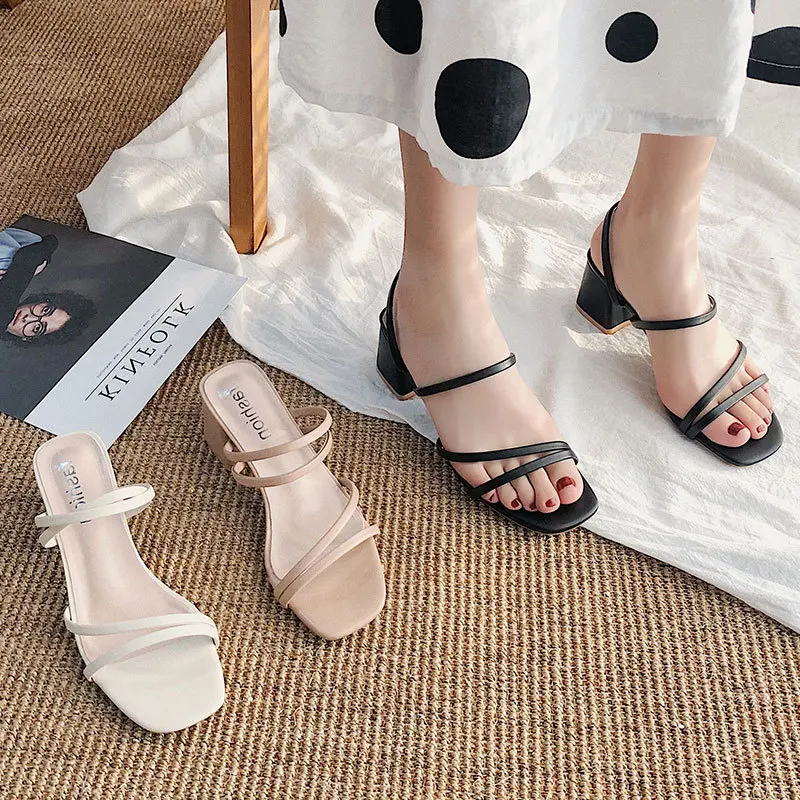 Woman Square Heel Open Toe Ank - Crossfit Ladies recension och pris