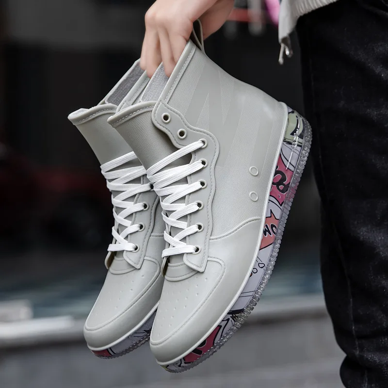Men Rain Boots Fashion Trendy  - Crossfit Male recension och pris
