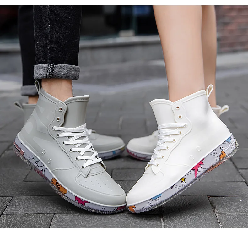 Men Rain Boots Fashion Trendy  - Crossfit Male recension och pris