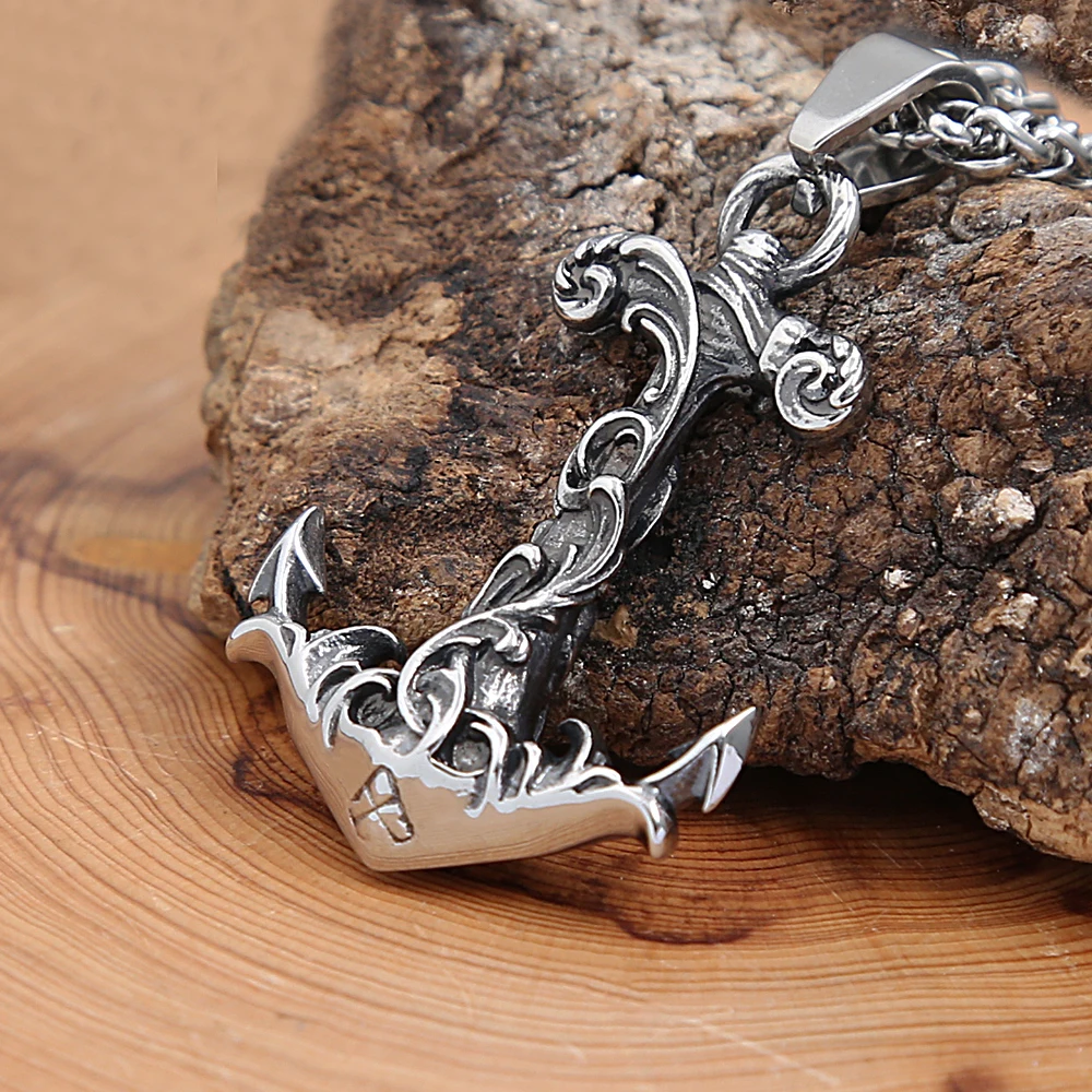 Punk Vintage Stainless Steel A - Battle Rope Anchor recension och pris