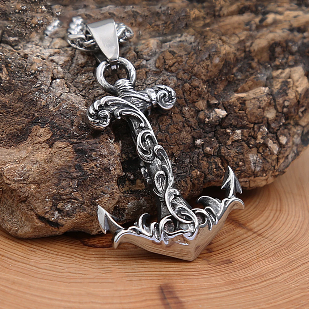 Punk Vintage Stainless Steel A - Battle Rope Anchor recension och pris