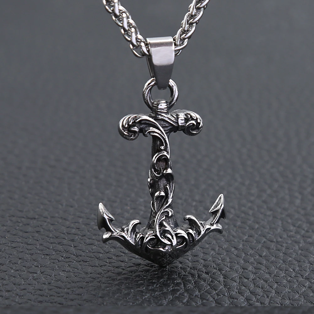Punk Vintage Stainless Steel A - Battle Rope Anchor recension och pris