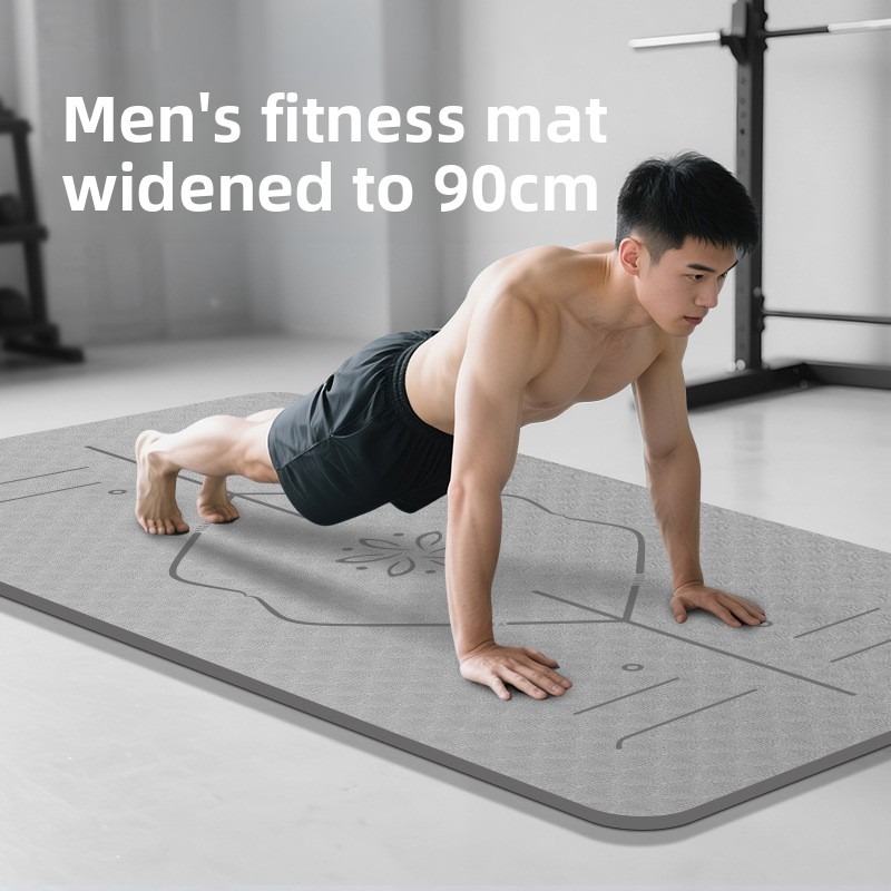 Large Size Men Yoga Mat Thick  - Ab Mat Crunch recension och pris