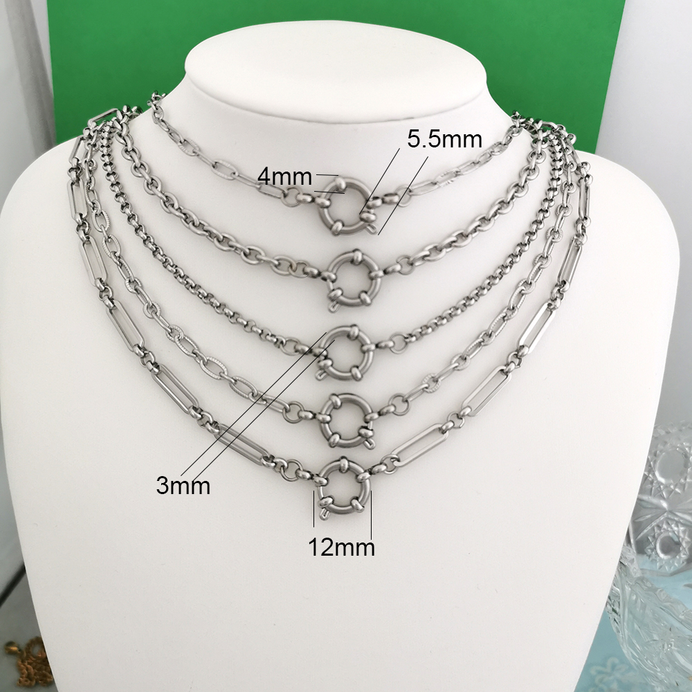 Spring Sailor Clasp Necklace W - Battle Rope Anchor recension och pris