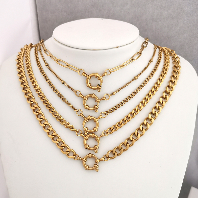 Spring Sailor Clasp Necklace W - Battle Rope Anchor recension och pris